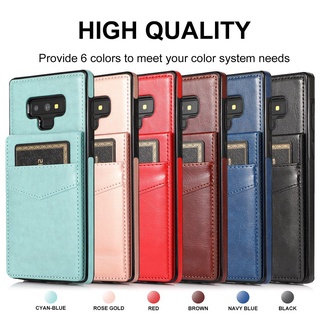 Ốp Điện Thoại Da Kèm Ngăn Đựng Thẻ Cho Samsung Galaxy Note 8/Note 9/Note 10/Note 10 Plus/Note 20/Note 20 Ultra