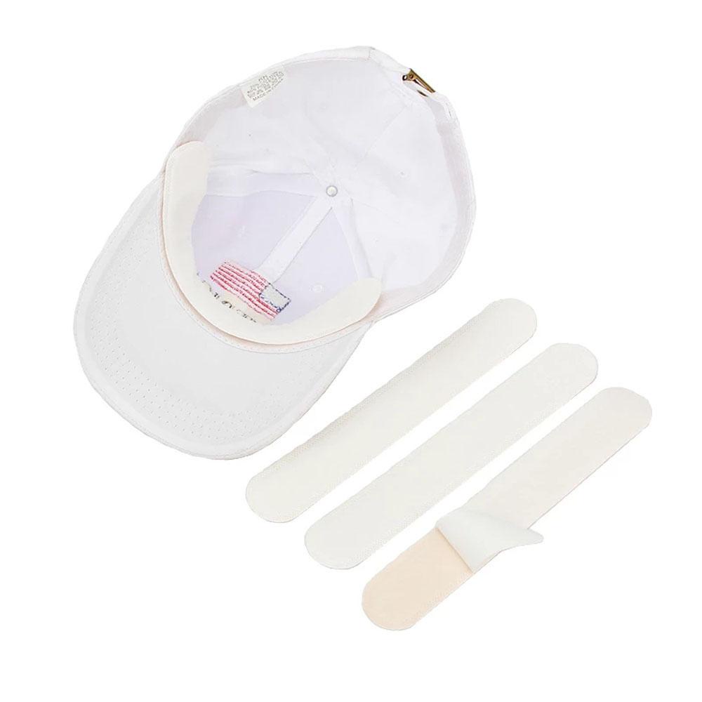 FORBETTER Disposable Cap Pad 10pcs/set Unisex Sweat-absorbent Antiperspiration Hat Accessories Anti-dirty Pad