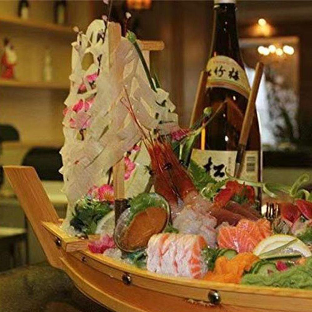 [COD] Đĩa Đựng Sushi / Hải Sản Hình Thuyền Phong Cách Nhật Bản