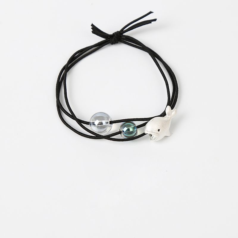 Dây Cột Tóc Hình Cá Voi Dễ Thương Phong Cách Nhật Bản