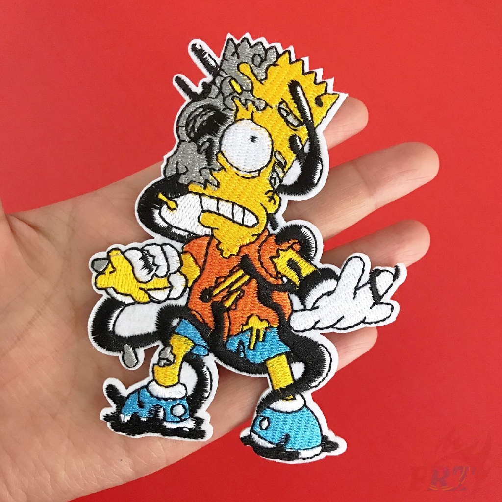 Miếng dán ủi họa tiết hoạt hình The simpsons DIY (s-2)