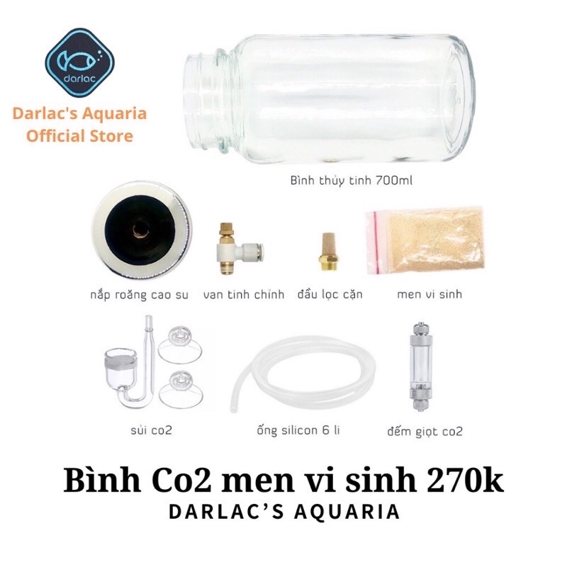 Men Vi Sinh Tạo Co2 Từ Đường 15gr - Darlac’s Aquaria