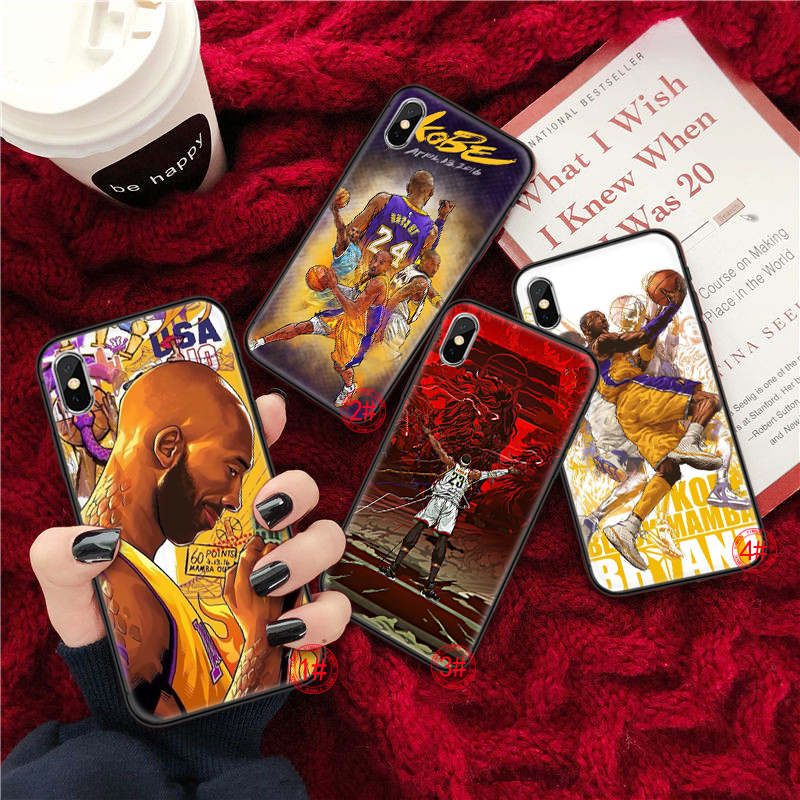 Ốp điện thoại mềm hình 119Q NBA Kobe cho iPhone 12 Mini 11 Pro XR XS Max