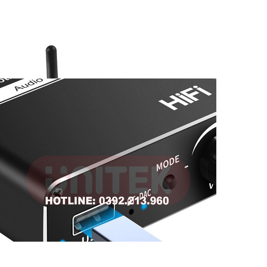 Bộ Chuyển Đổi Âm Thanh  D18, DAC HIFI Bluetooth - Bộ Chuyển Đổi Âm Thanh có (Hỗ Trợ Cổng Optical)