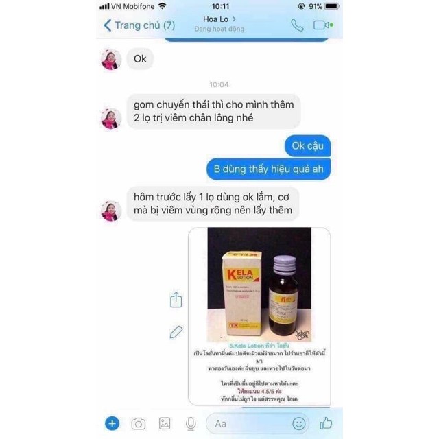 KELA LOTION XÓA VIÊM LỖ CHÂN LÔNG 60ML