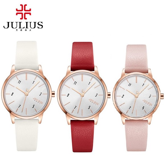 Đồng hồ nữ Julius dây da Ja-1253