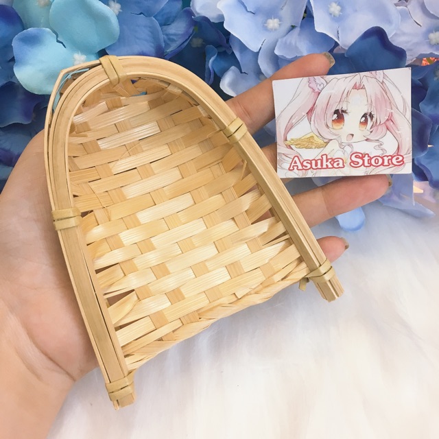 Rổ Đựng Trà Hoa Mini _ Dụng Cụ Son Cổ Trang_ Trang Trí _ Chụp Ảnh