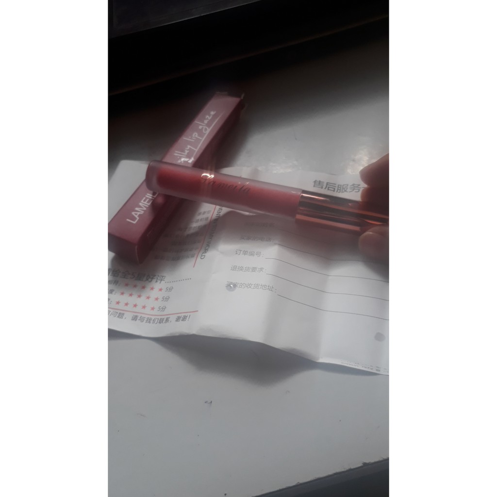 Son Lameila Guicami Novo Kem Bóng Nhung Mịn Tint Lì Velvet Lip Glaze Dưỡng Ẩm chính hãng | BigBuy360 - bigbuy360.vn