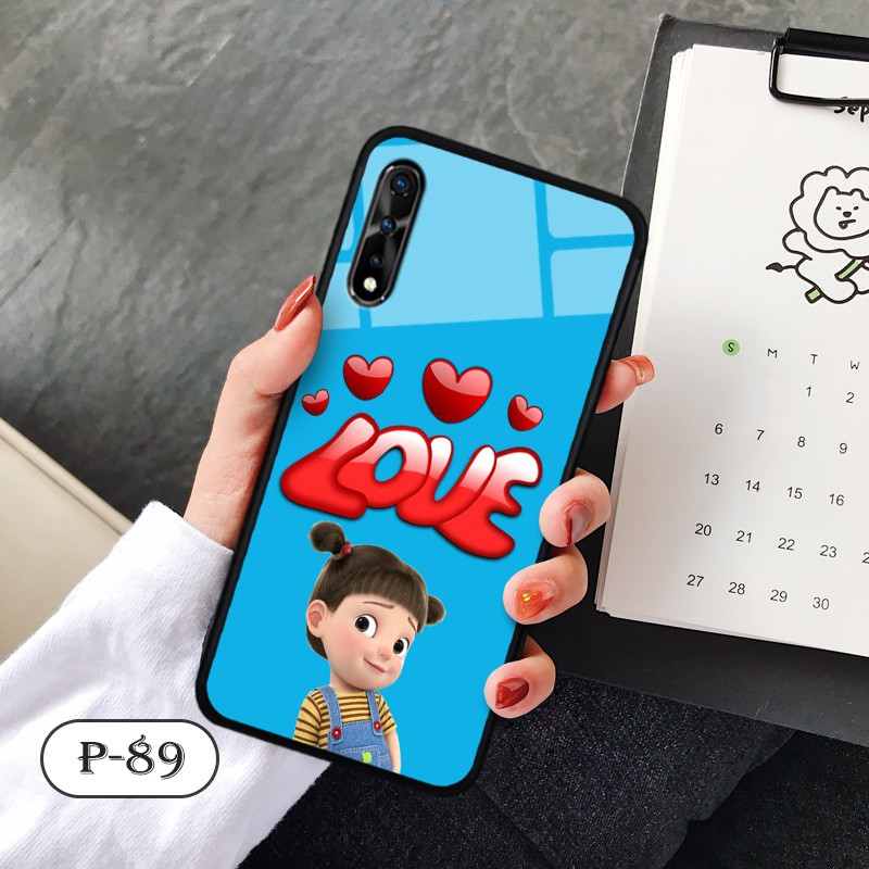 Ốp kính in hình cute Vivo S1/ iQOO Neo 855