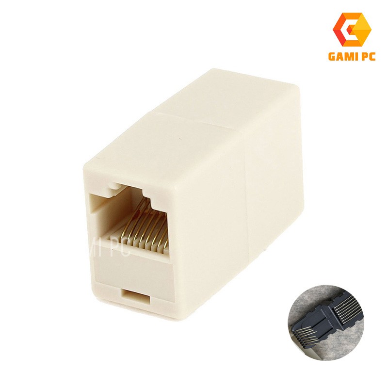 Đầu nối mạng thẳng RJ45 - Nối dài dây mạng LAN 1027CB