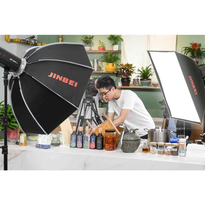 Đèn led studio Jinbei EF200Bi