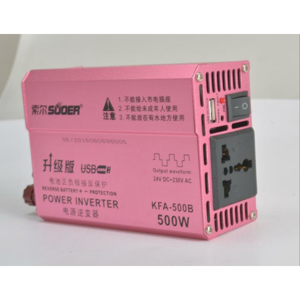 Bộ đổi điện 24V Sang 220V 500W - KFA-500B