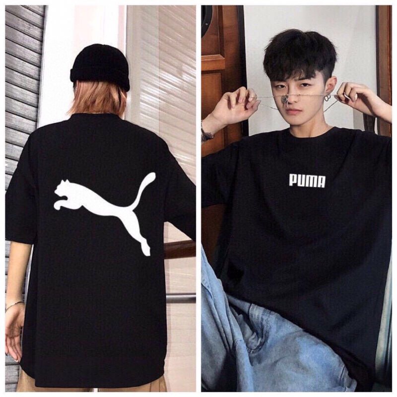 (ORDER)Áo phông ngắn tay hot trend in logo puma Nam Nữ