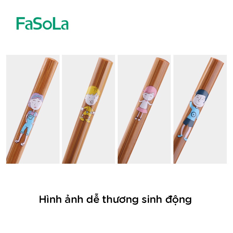 Bộ đũa tre gia đình FASOLA FSLRY-277