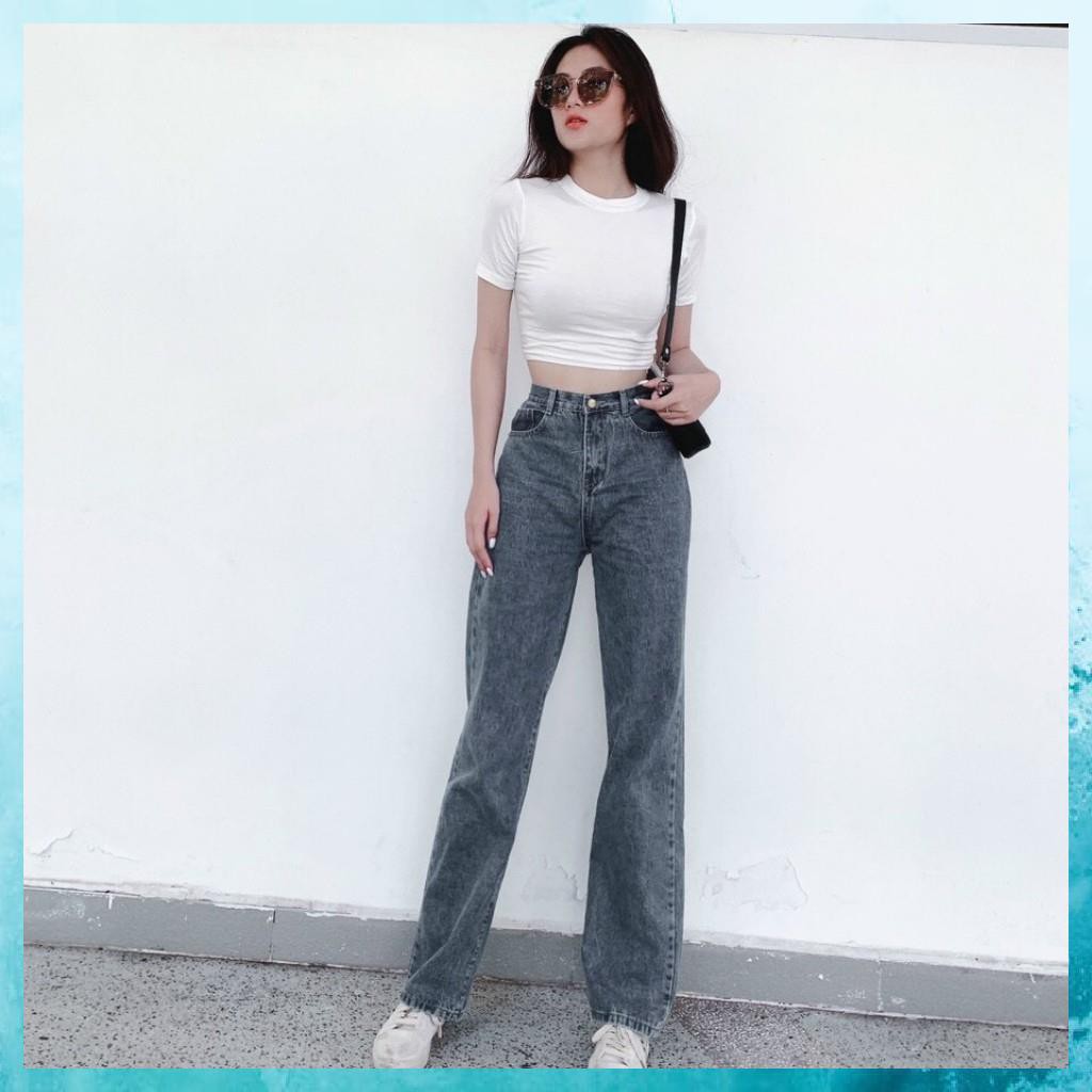 [FreeShip] Áo Croptop Dáng Ôm, Áo Croptop Tay Ngắn Cổ Tròn Vải Cotton Zip Xịn Xò | BigBuy360 - bigbuy360.vn