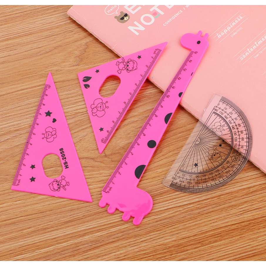 Thước kẻ 4 chiếc dễ thương cute giá sỉ