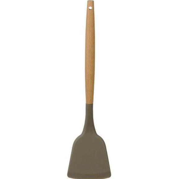 Xẻng Lật Thức Ăn Bằng Silicone Cán Gỗ Tiện Dụng | BigBuy360 - bigbuy360.vn