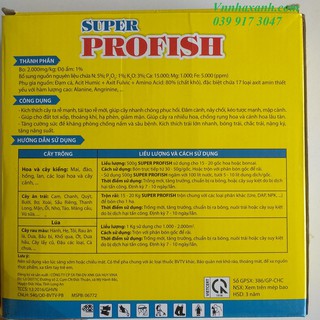 Phân Đạm Cá Dạng Viên Super ProFish gói 1kg