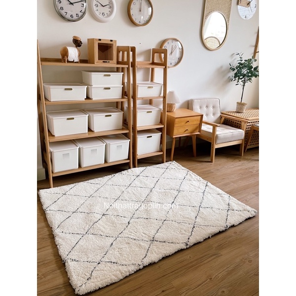 Thảm chữ nhật phong cách bắc âu