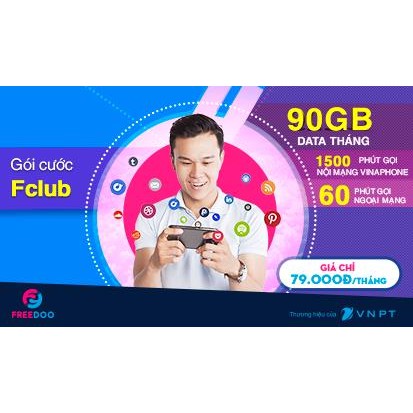 Sim Vina Gói FCLUB 091 ưu đãi siêu to giá siêu nhỏ Miễn Phí Tháng đầu Gọi Nội Ngoại Mạng Vô tư Data lướt Web thả