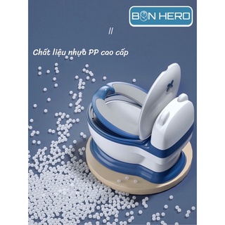 Bô gấu cute BONHERO, bô vệ sinh cho bé cỡ lớn