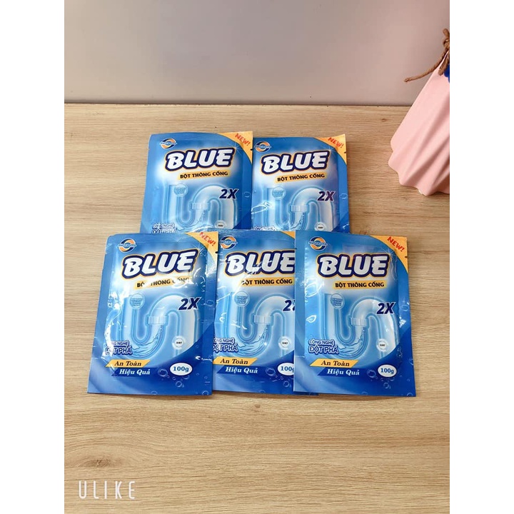 Bột Thông Cống Blue Hàn Quốc Gói 40g