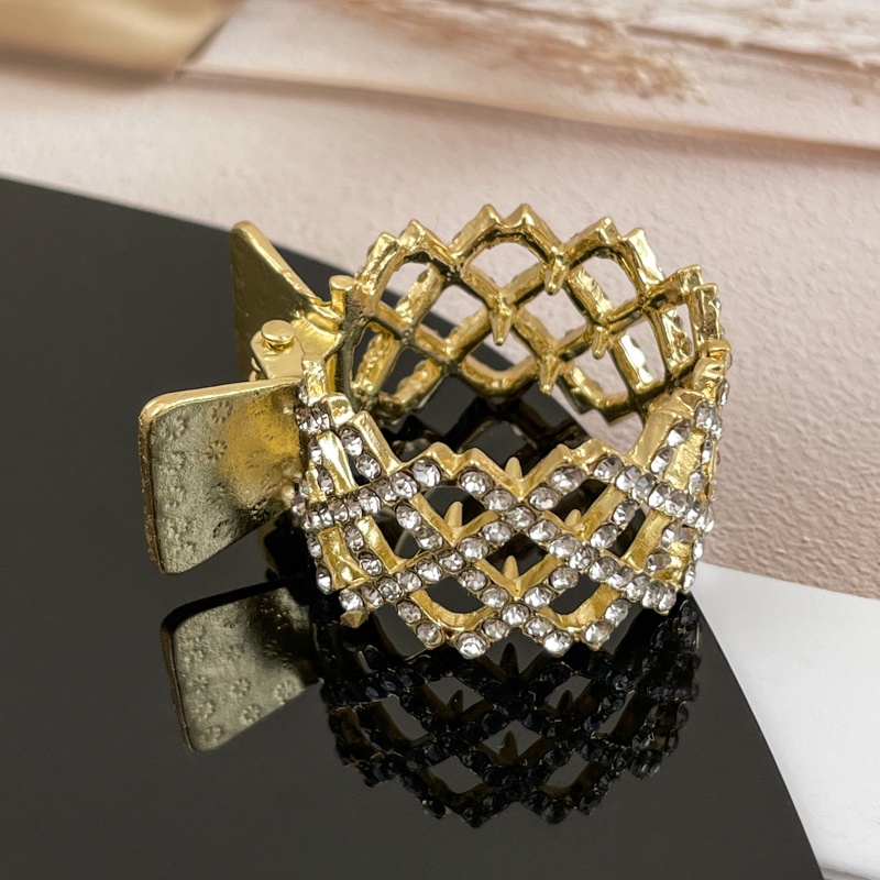 Kẹp Tóc Kim Loại Thiết Kế Đơn Giản Tiện Dụng Cho Nữ