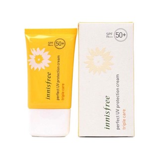 Free Ship KEM CHỐNG NẮNG INNISFREE HOA CÚC Intensive Triple Care Sunscreen SPF50+ Pa++++ 50ml