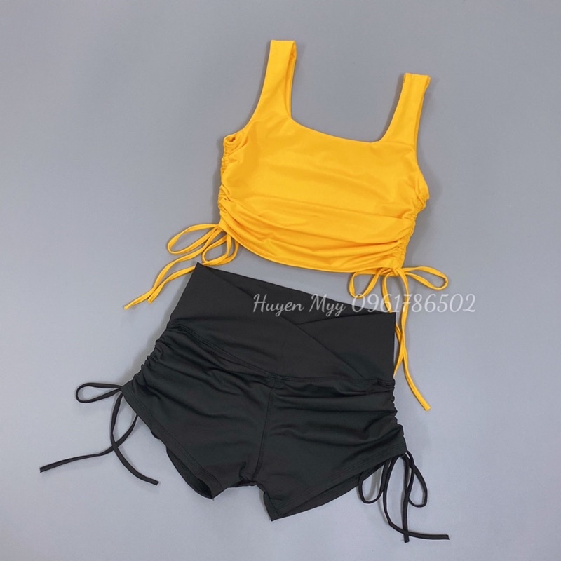 ÁO CROPTOP RÚT DÂY SIÊU XINH