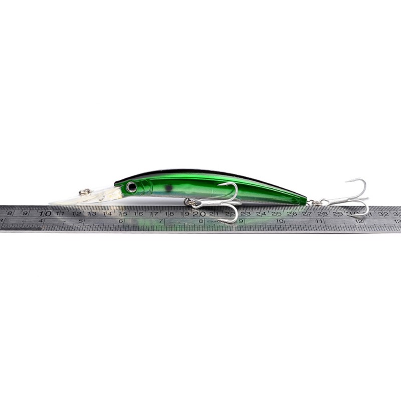 Mồi cứng Minnow 2 lưỡi BKK dài 18cm nặng 27g