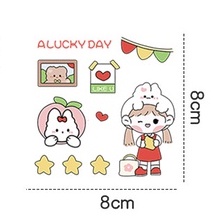 Combo 25 Tờ Sticker Hoạt Hình Chống Thấm Nước Dễ Thương - Dán Trên Nhiều Chất Liệu