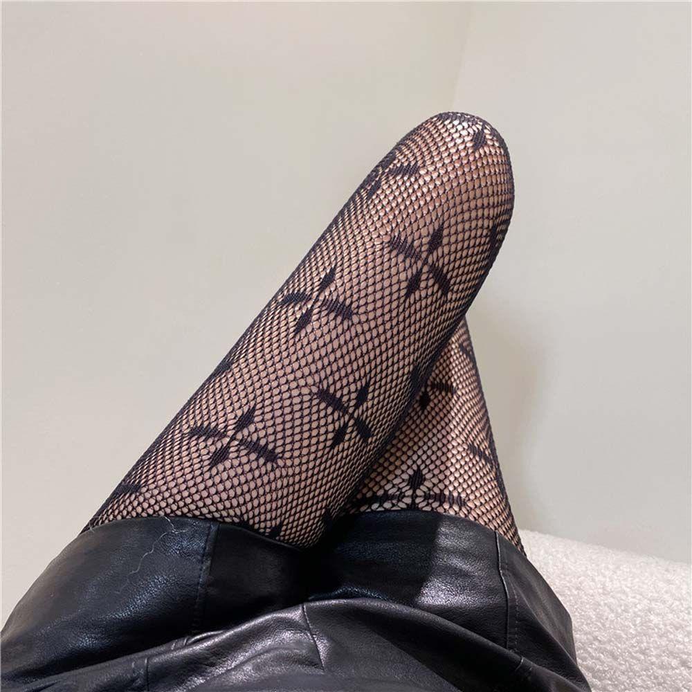 Quần Tất Ren Họa Tiết Trái Tim Phong Cách Punk Gợi Cảm Cho Nữ