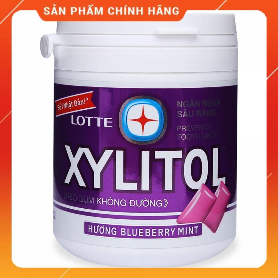 KẸO CAO SU - KẸO GUM KHÔNG ĐƯỜNG XYLITOL 137,8G LIME MINT/ COOL/ BLUEBERRY MINT