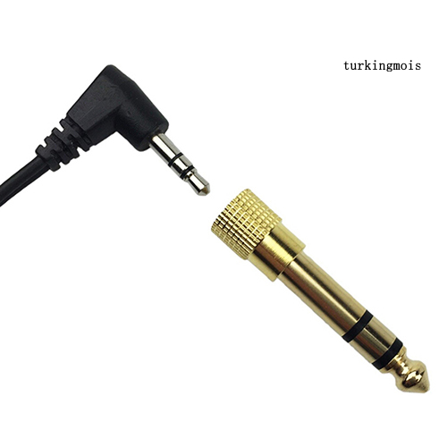 TSP_6.5mm 1/4 Male to 1/8 3.5mm Female Headphone Jack Adapter Plug Stereo Audio