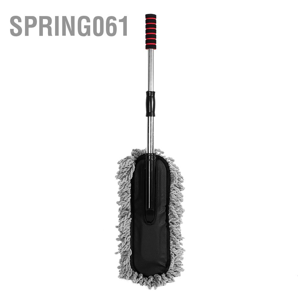 Spring061 Bàn chải làm sạch ô tô ZTB cửa sổ Duster có thể mở rộng thu vào Sáp bụi rửa được Kéo