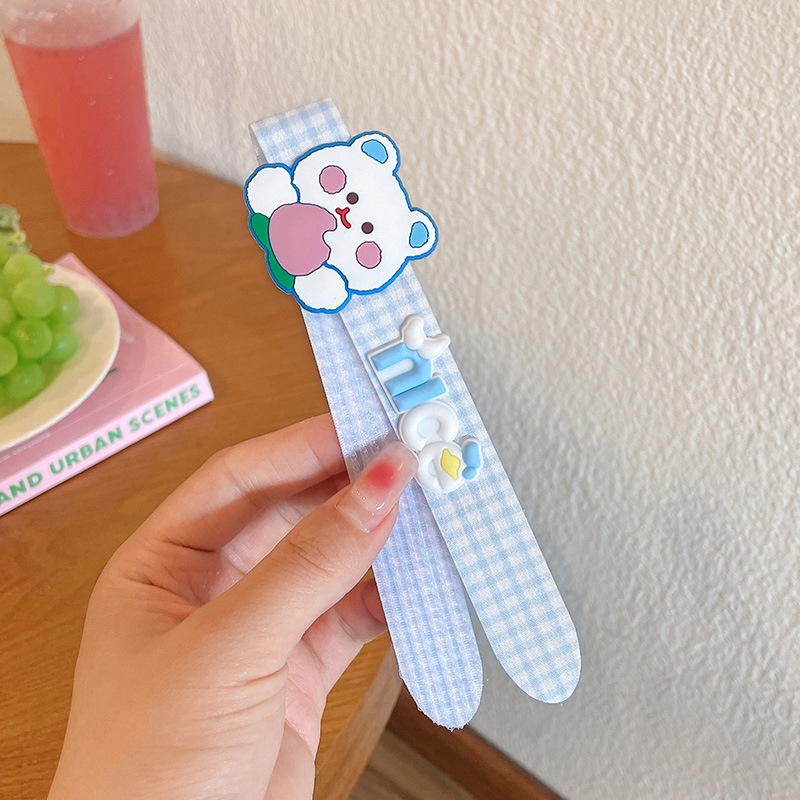 Băng Đô Dán Tóc Kiểu Dáng Hoạt Hình Xinh Xắn Cho Bé Gái