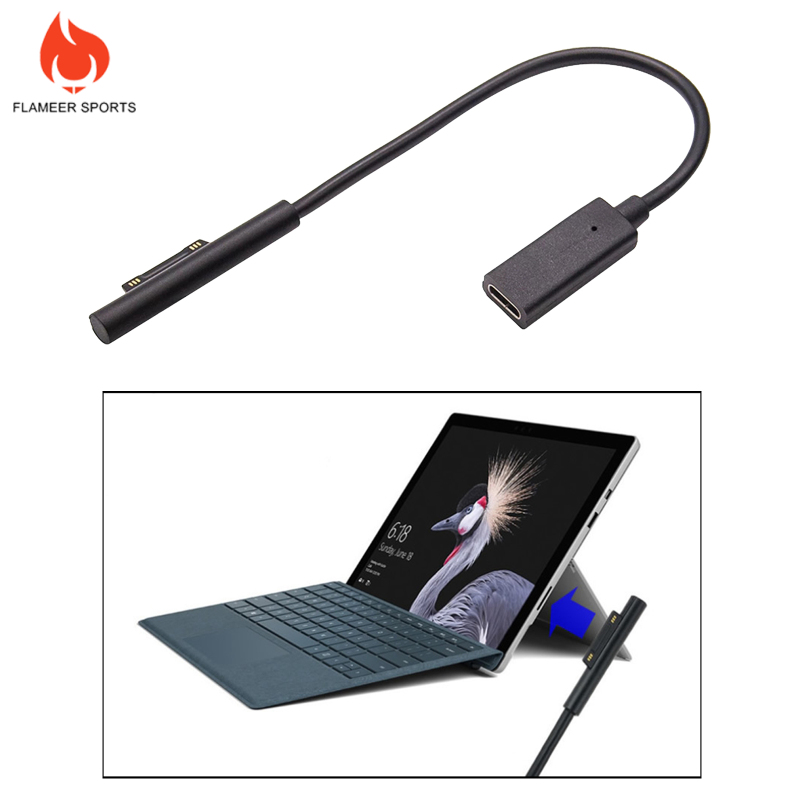 Dây Cáp Kết Nối Máy Tính Laptop Cổng Type C 1 Cho Microsoft Surface Pro 5 6 GO