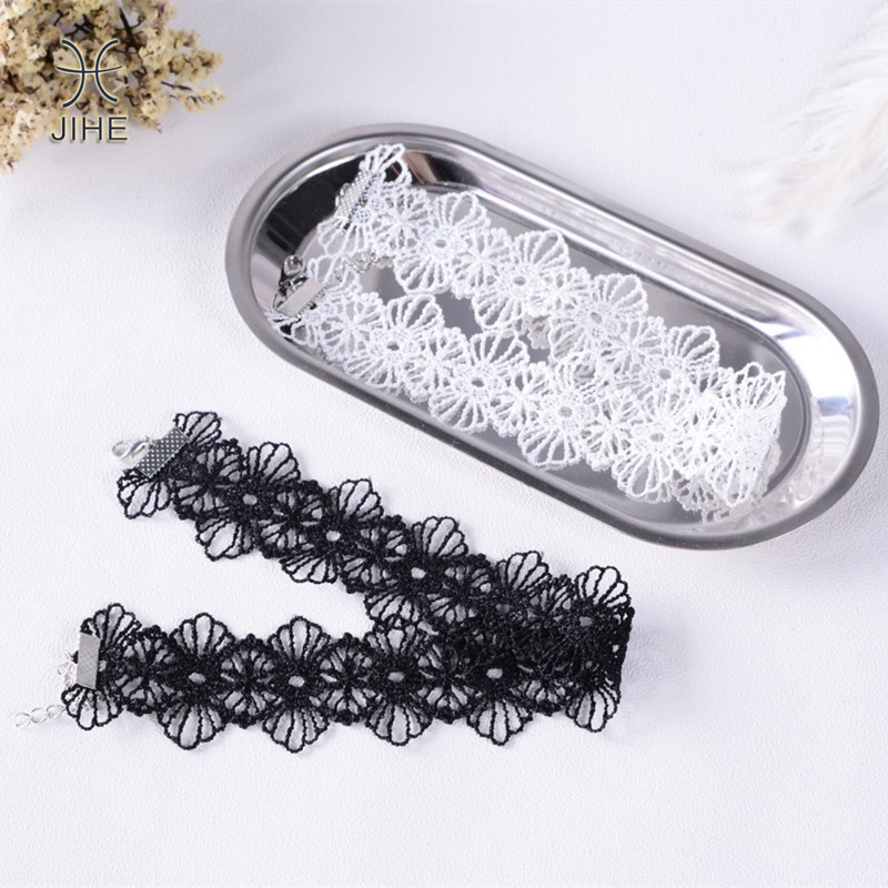 【JIHE】choker Phụ kiện ren hoa thời trang phong cách Nhật Hàn
