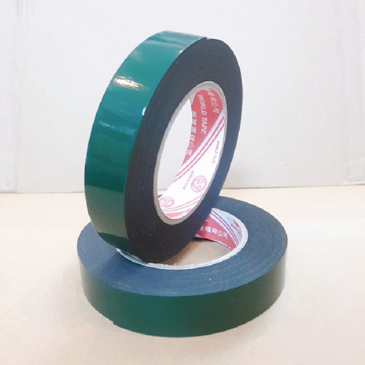 Băng Keo Hai Mặt Xốp Xanh 2F, Dùng Để Gắn Hai Bề Mặt Cùng Hoặc Khác Chất Liệu, Keo Mút Xốp 7 YARD, 2F