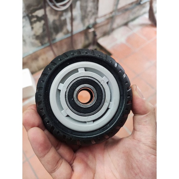 Bánh xe đẩy chịu tải cao su đặc nhập khẩu SIÊU BỀN