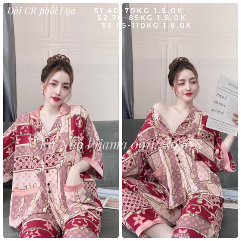Bigsize 50-110kg cánh rơi Lụa 2 túi phối siêu mềm mịn đẹp Én Nhỏ Pijama | BigBuy360 - bigbuy360.vn