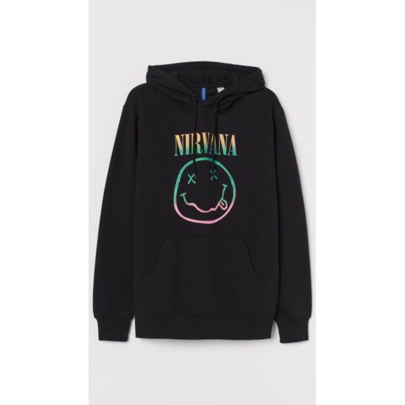 Áo Hoodie Nirvana H & M Chính Hãng Kiểu Dáng Trẻ Trung Năng Động