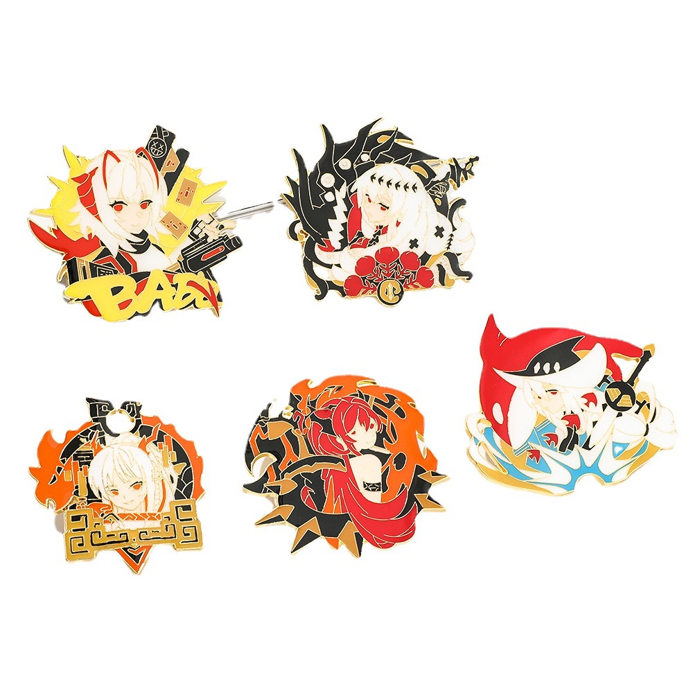 Mới Ghim Cài Áo Kim Loại Phong Cách Anime Arknights Thời Trang