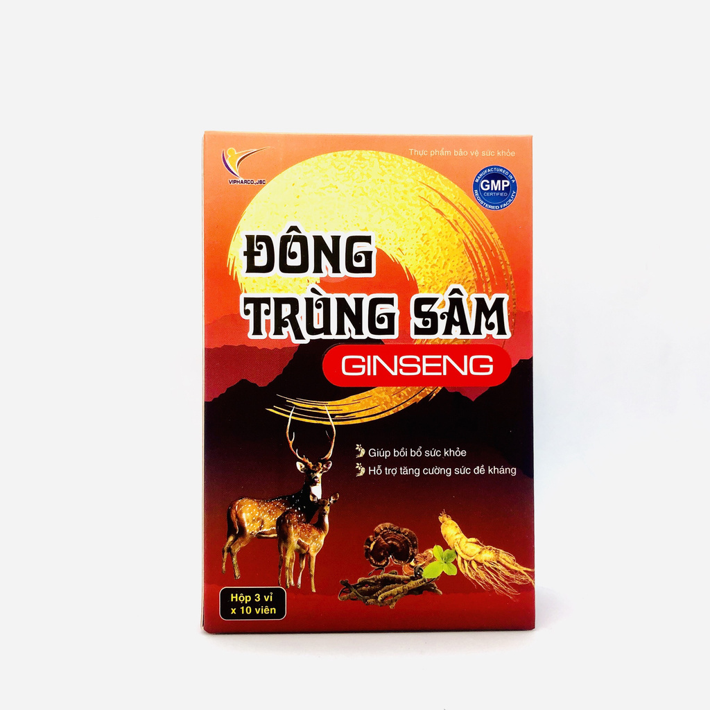 Đông Trùng Sâm GINSENG - Bồi bổ sức khỏe, tăng cường sức đề kháng