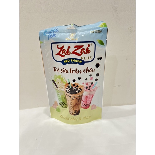 Kẹo Thạch Zai Zai Đức Hạnh gói 320g, Kẹo Thạch Caramen, Trà Sữa Trân Châu