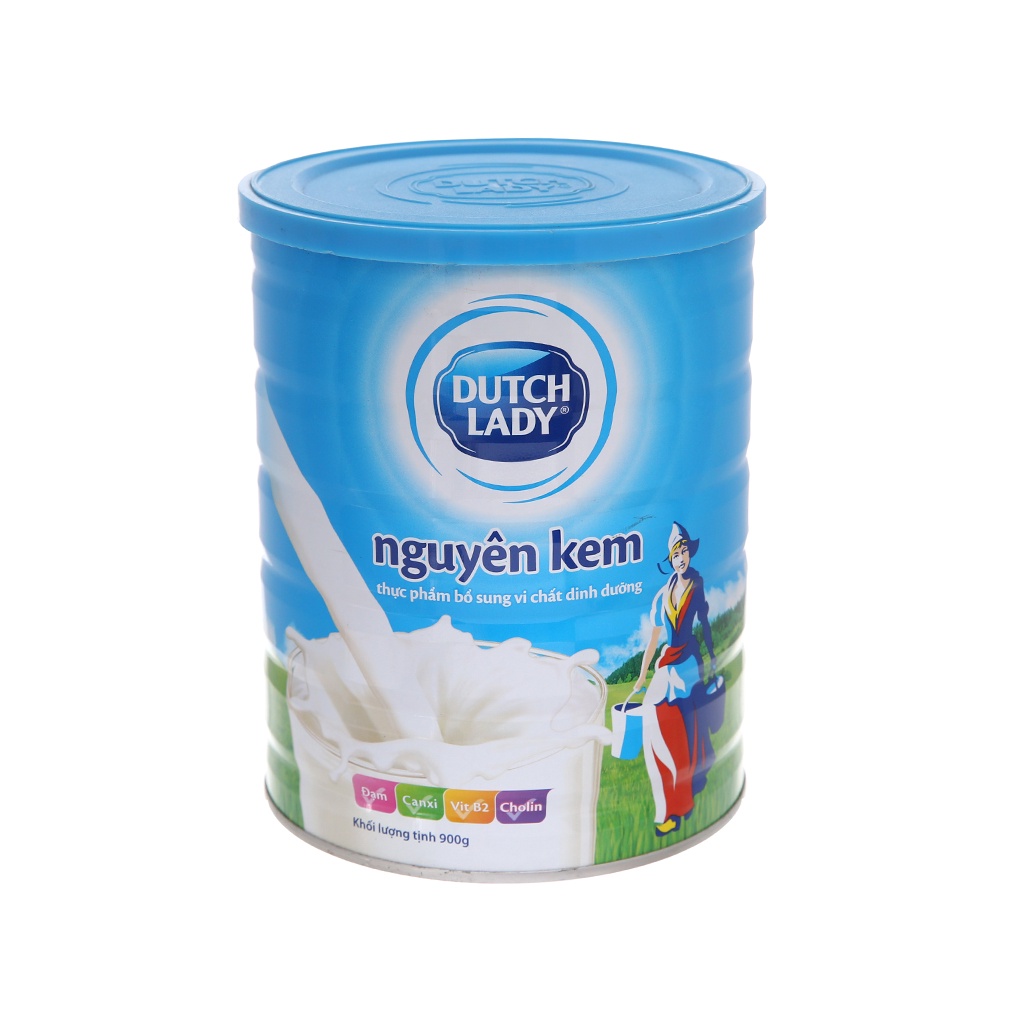 [ Freeship HCM] Sữa bột nguyên kem cô gái hà lan dutch lady 850g Lon thiếc