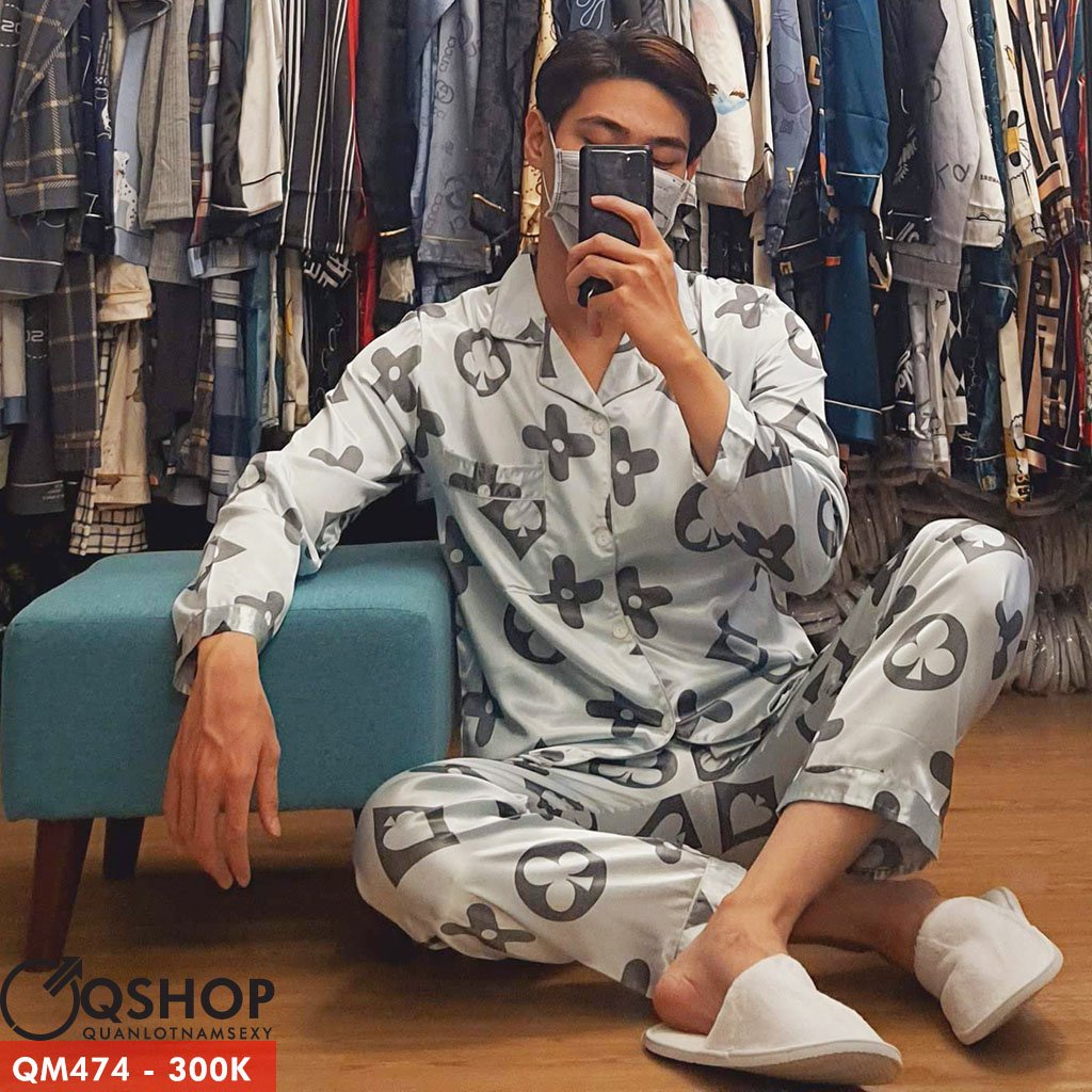 Bộ đồ pijama nam quần dài, tay dài QSHOP QM473-QM474