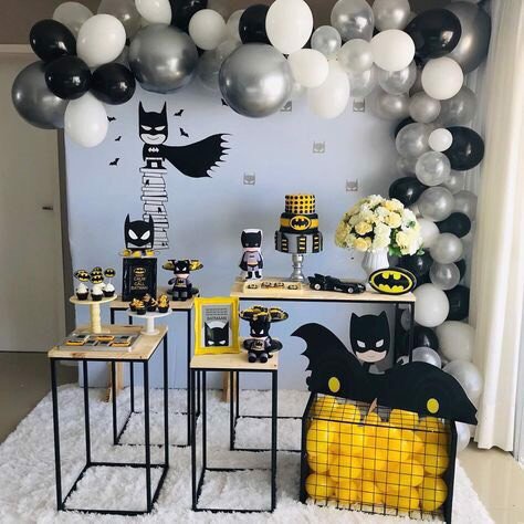 Bộ bóng trang trí người dơi Batman batn18