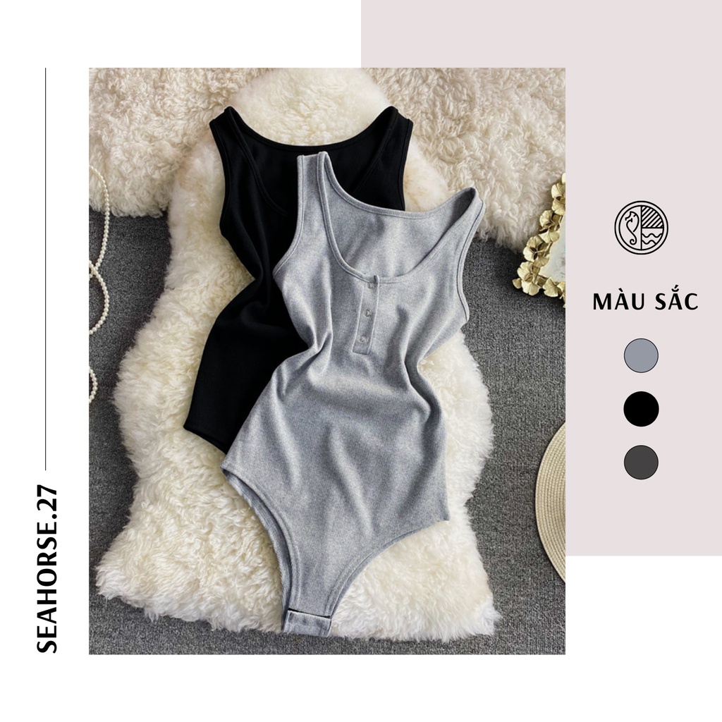 Bodysuit nữ ba lỗ gài cúc BB06 | BigBuy360 - bigbuy360.vn