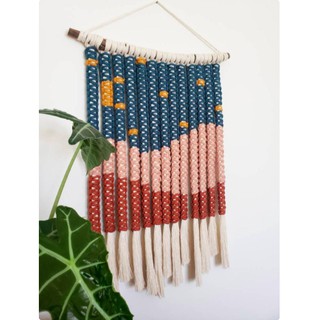 Mành treo trang trí Macrame bầu trời đêm
